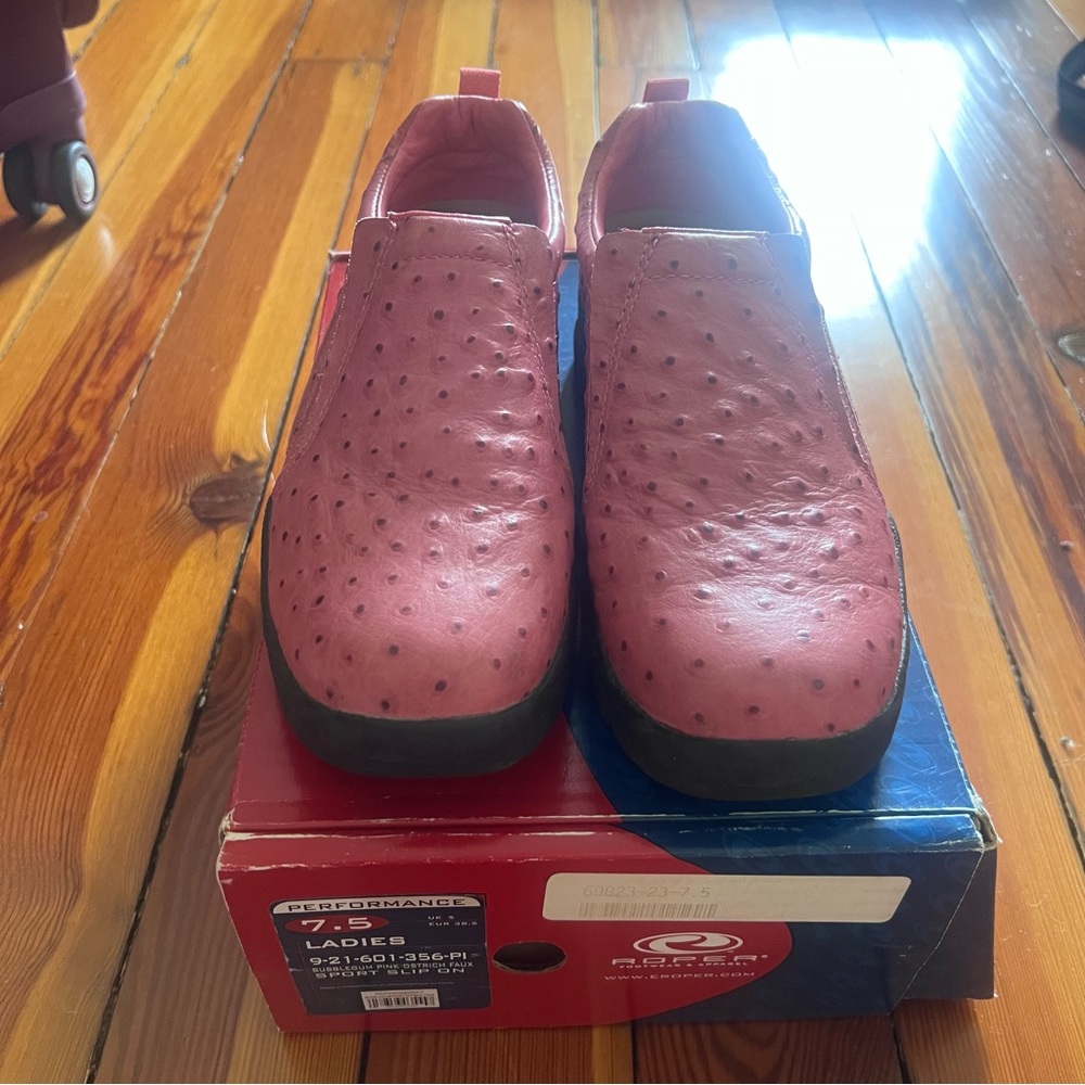 Pink Bubblegum Ostrich Booties